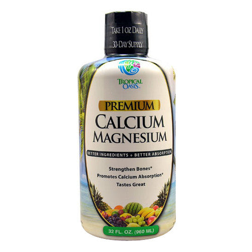 Tropical Oasis Premium Calcium Magnesium Liquid, 32 Oz