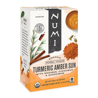 Numi Organic Turmeric Amber Sun, Tea Bags, 12 Ea