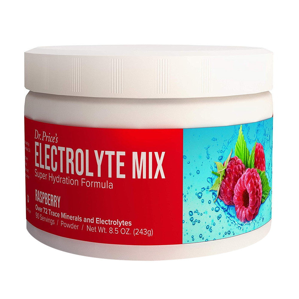 Dr. Price's Vitamins Electrolyte Mix Super Hydration Formula,Raspberry, 8.5 Oz