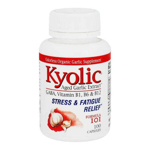 Kyolic Formula 101 Aged Garlic Extract Stress and Fatigue Relief Capsules, 100 Ea