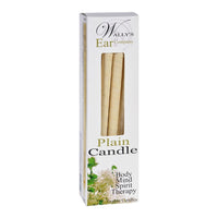 Wallys Ear Company Body Mind Spirit Therapy Candle Plain, 12 Ea