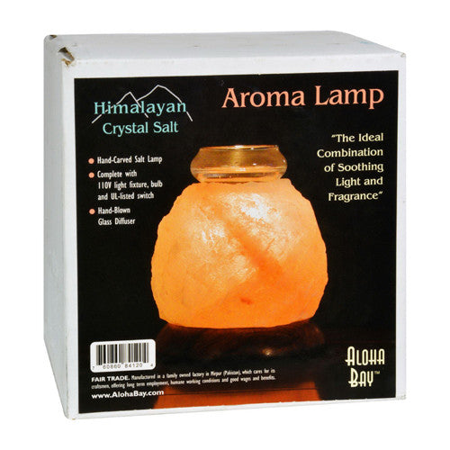 Himalayan Crystal Salt Aroma 5 inches Lamp By Aloha Bay, 1 ea