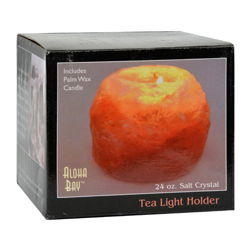 Himalayan Crystal Salt Tea Light Holder 3 Inches by Aloha Bay, 1 ea