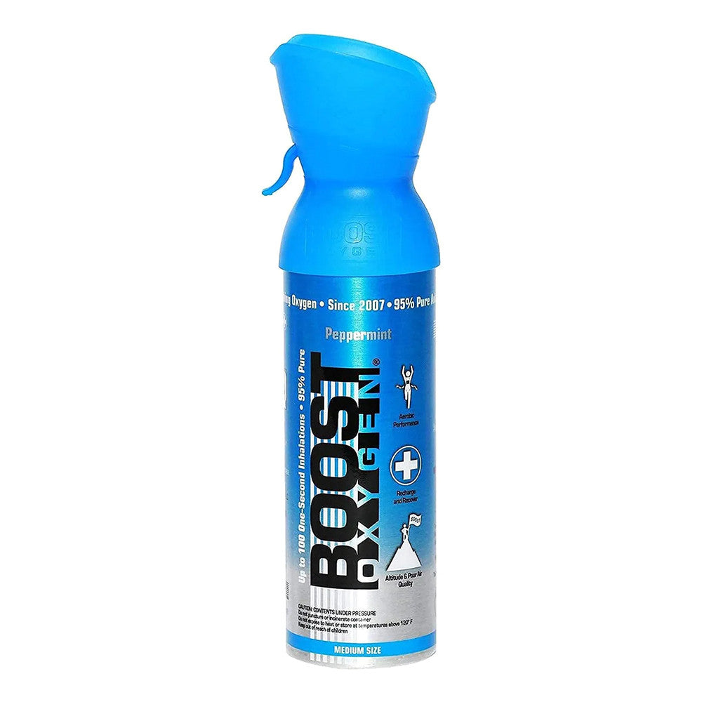 Boost Oxygen Supplemental Oxygen to Go, Recovery and Altitude Peppermint, 12 Oz