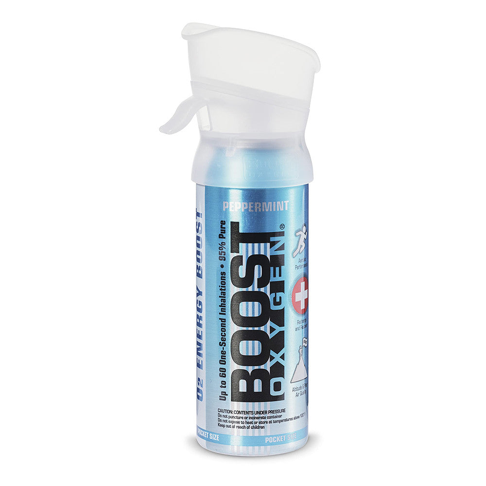 Boost Oxygen All New Supplemental Pure Oxygen Peppermint, Recovery and Altitude, 6 Oz