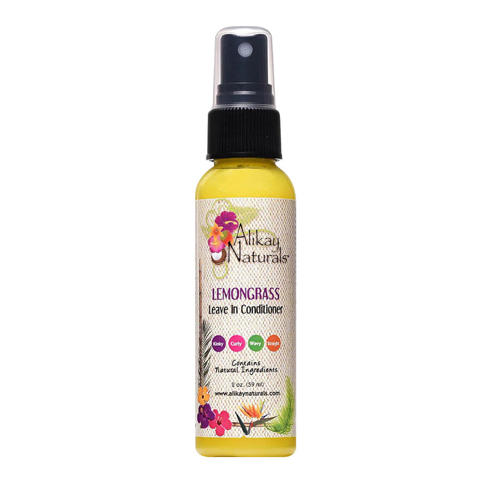Alikay Naturals Lemongrass Leave In Conditioner, 2 Oz