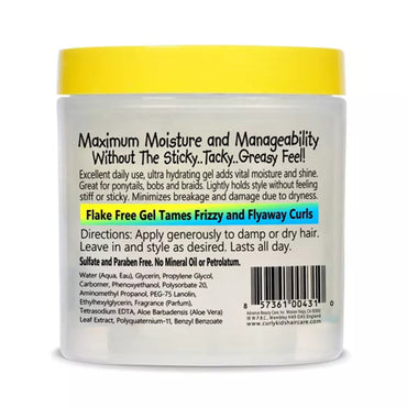 Curly Kids Mixed Hair Care Curl Moisturizing Jar Hair Styling Gel, 6 Oz