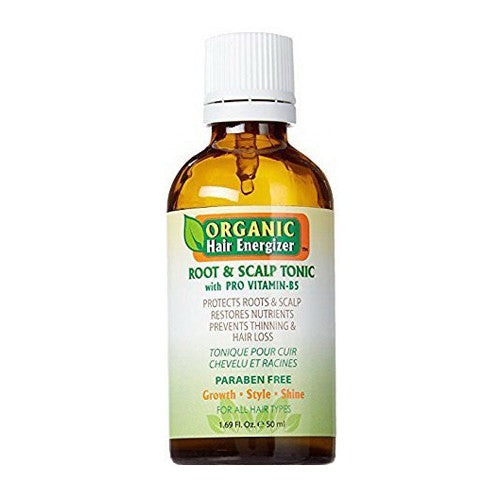 Organic Hair Energizer Root and Scalp Pro Vitamin-B5 Hair Growth Tonic, 1.69 Oz