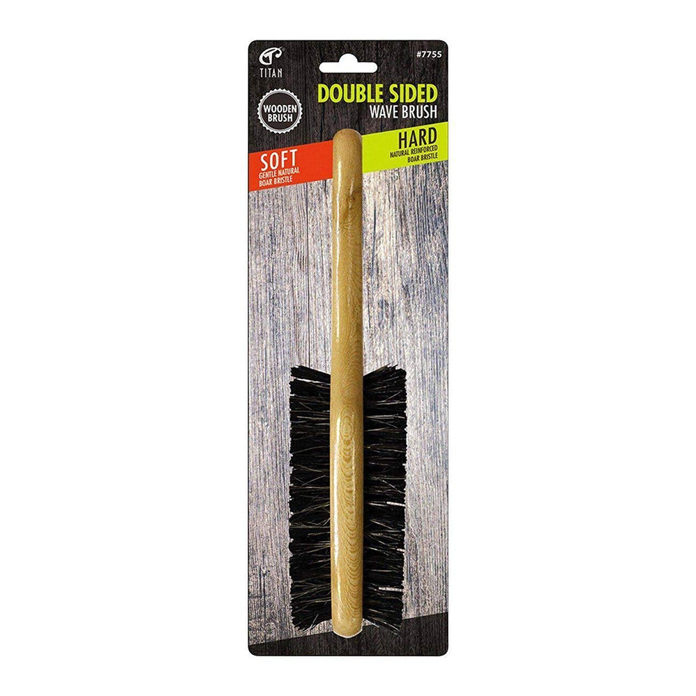 Titan Double Sided Militry Brush Natural, 1 Oz