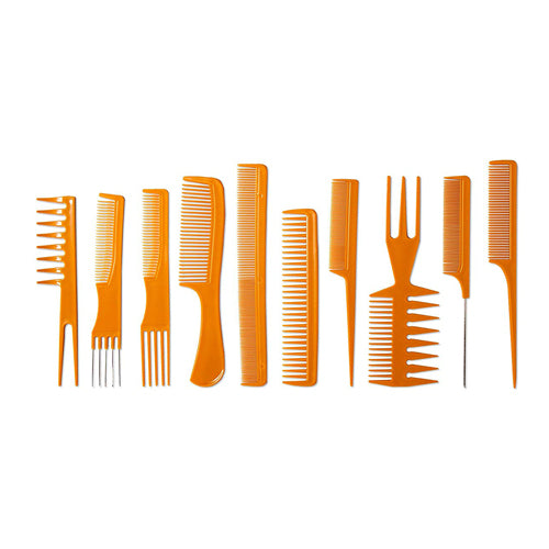 Donna Collection Smooth Finish Styling Combs for All Hair Types 10Ea