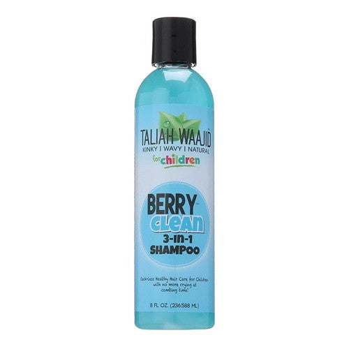 Taliah Waajid Kinky, Wavy, Natural Berry Clean 3 In 1 Shampoo For Children, 8 Oz