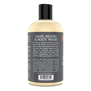 Uncle Jimmy Hair Beard & Body Wash, 12 Oz