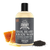 Uncle Jimmy Hair Beard & Body Wash, 12 Oz