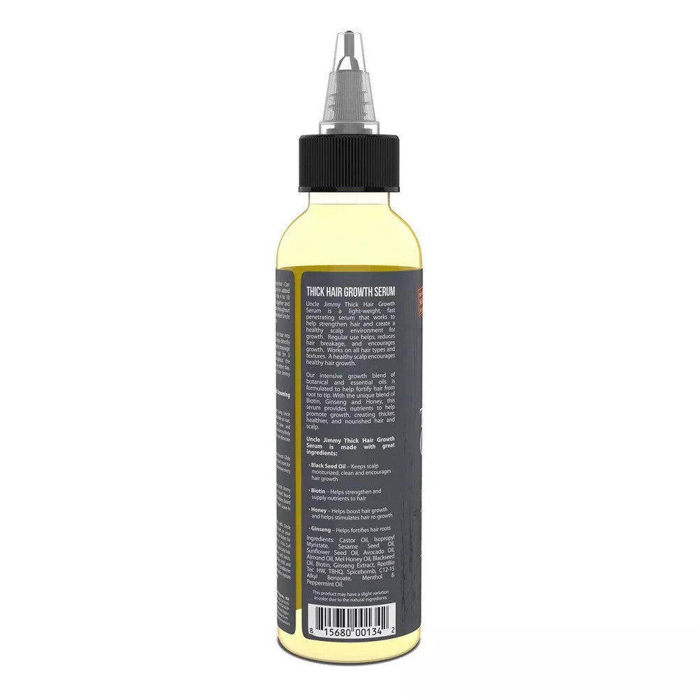 Uncle Jimmy Thick Hair Growth Serum, 4 Oz