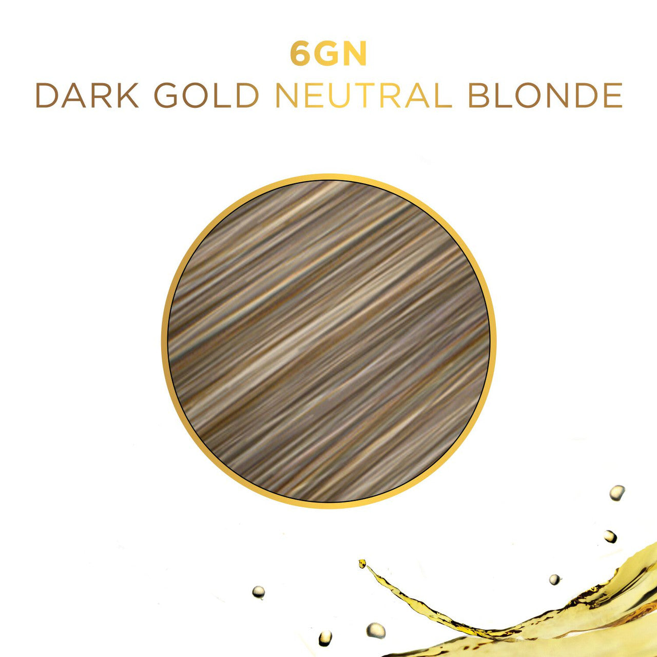 Clairol Liquicolor Permanent Hair Color, 6GN by 25G Dark Gold Neutral Blonde, 2 Oz