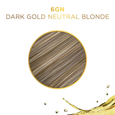 Clairol Liquicolor Permanent Hair Color, 6GN by 25G Dark Gold Neutral Blonde, 2 Oz