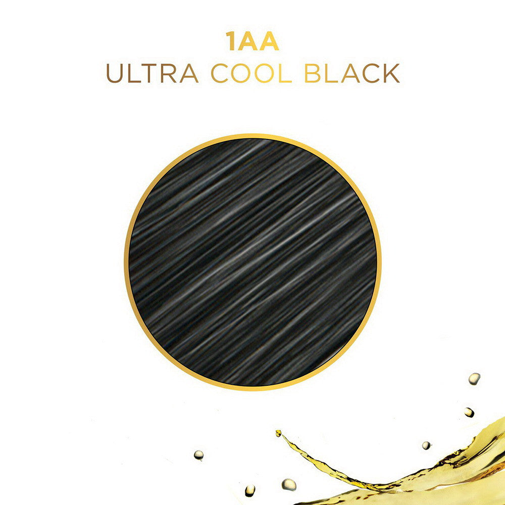 Clairol Professional Soy4plex 1AA/52D Ultra Cool Black Liquicolor Permanent Hair Color, 2 Oz