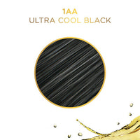 Clairol Professional Soy4plex 1AA/52D Ultra Cool Black Liquicolor Permanent Hair Color, 2 Oz
