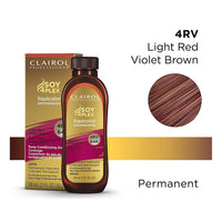Clairol Professional Soy4plex 4RV/64R Light Red Violet Brown Liquicolor Permanent Hair Color, 2 Oz