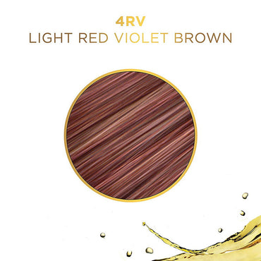 Clairol Professional Soy4plex 4RV/64R Light Red Violet Brown Liquicolor Permanent Hair Color, 2 Oz