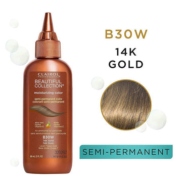 Clairol Beautiful Collection B30W 14K Gold Semi-permanent Hair Color, 3 Oz