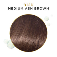 Clairol Beautiful B12D Medium Ash Brown Semi-Permanent Color, 3 Oz