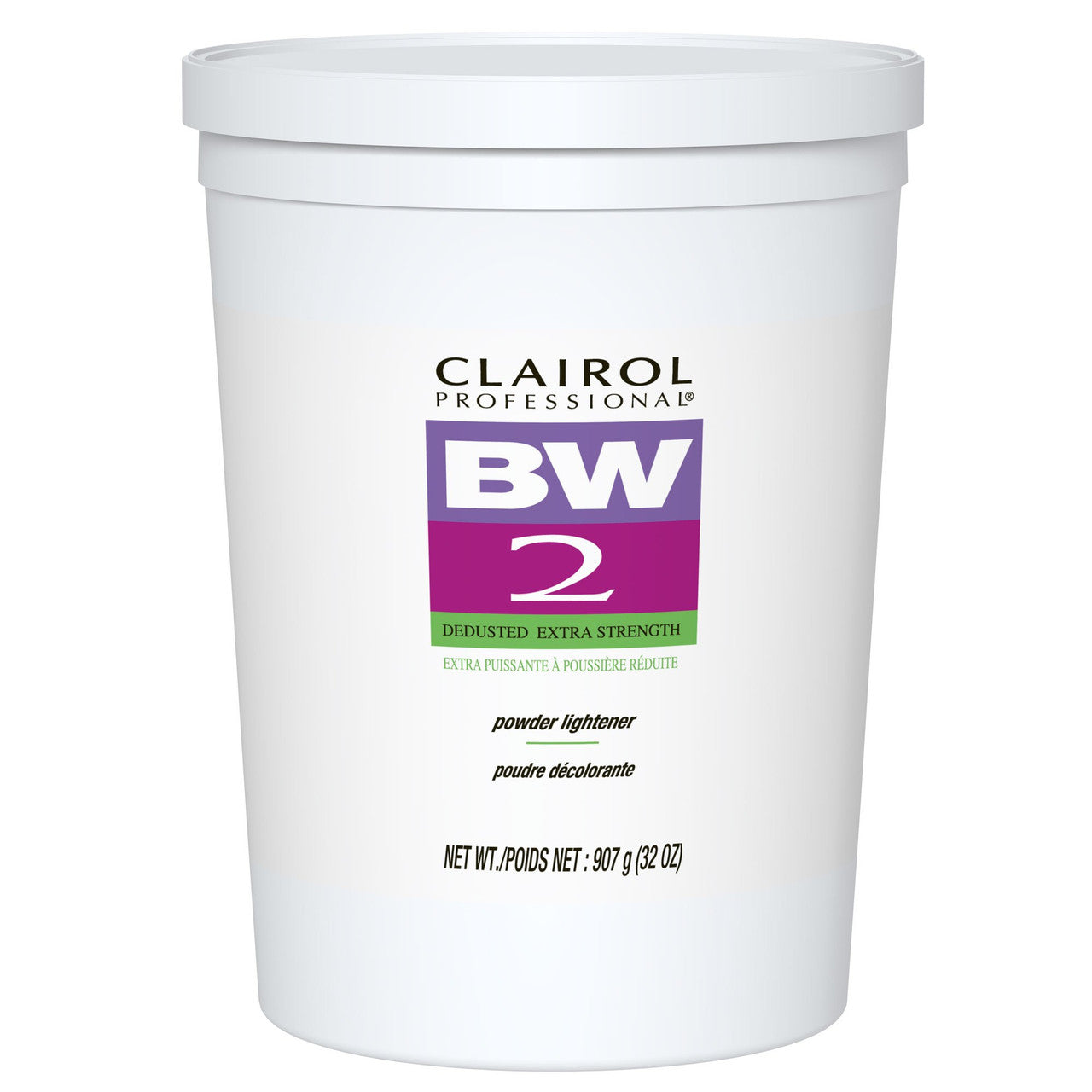 Clairol Basic White Dedusted Extra Strength Hair Powder Lightener, 32 Oz