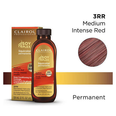 Clairol Professional Liquicolor Permanente Liquid Permanent Hair Color Dye 3RR, 2 Oz