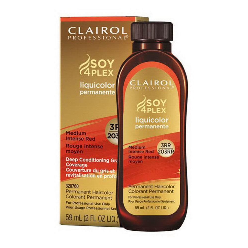Clairol Professional Liquicolor Permanente Liquid Permanent Hair Color Dye 3RR, 2 Oz