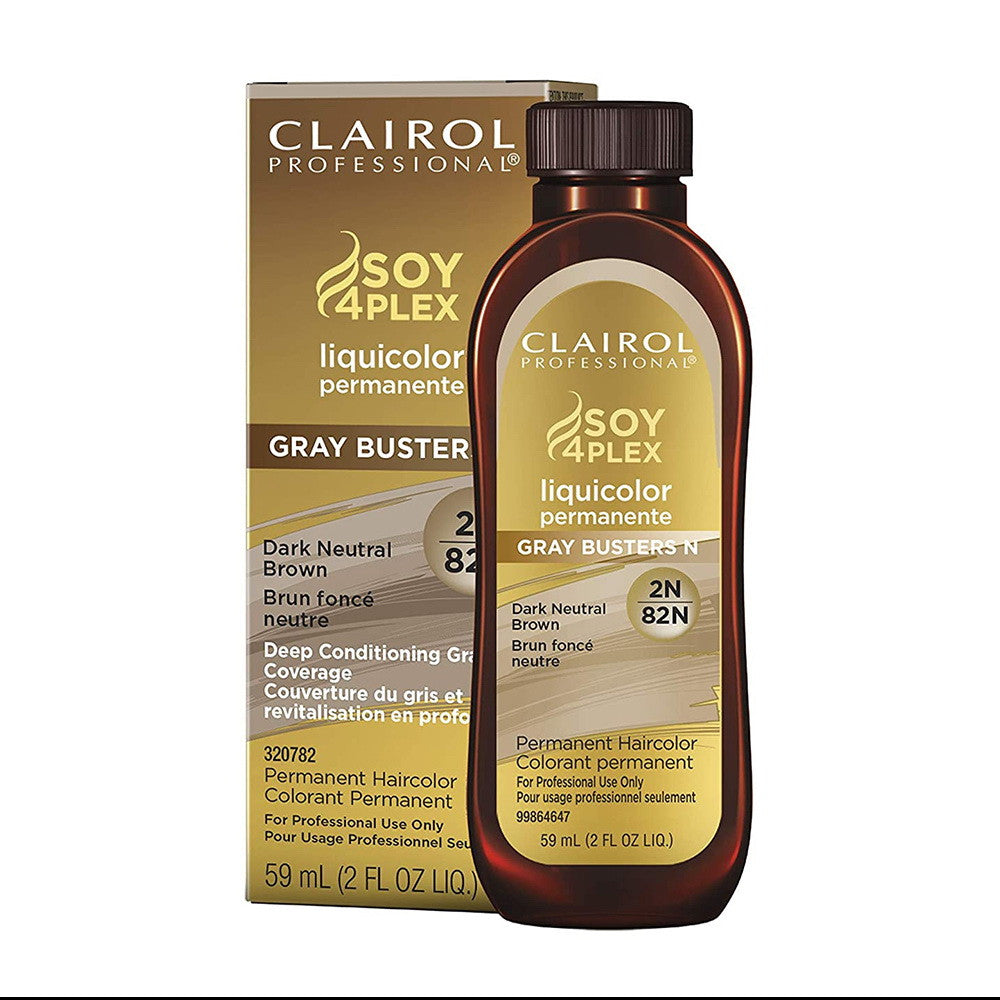 Clairol Professional Liquicolor Permanent hair Color, 2N by 82N Dark Neutral Brown, 2 Oz