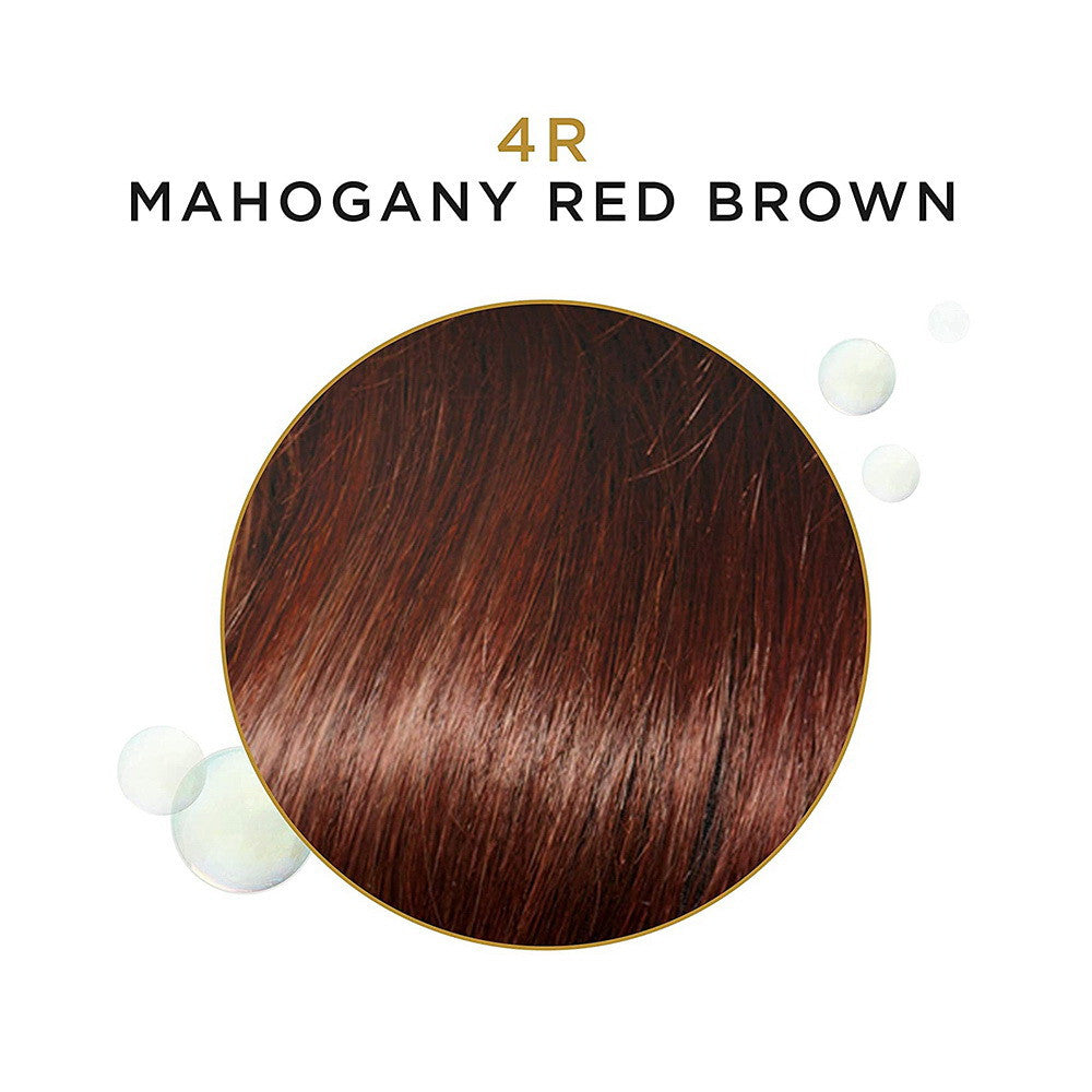 Clairol Beautiful Collection 4R Mahogany Red Brown Semi-Perm Hair Color, 3 Oz