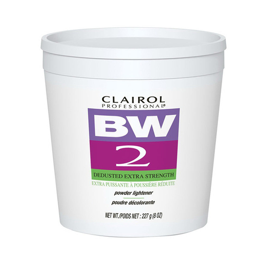 Clairol Professional BW2 Dedusted Extra-Strength Hair Color Powder Lightener Tub, 8 Oz