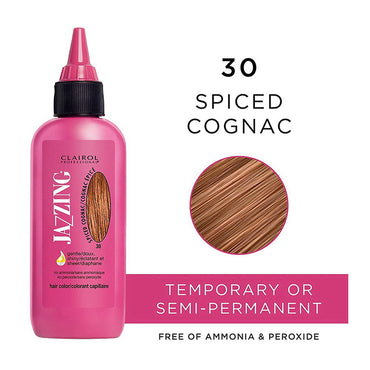 Clairol Professional Jazzing 30 Spiced Cognac Semi Permanent Hair Color, 3 Oz