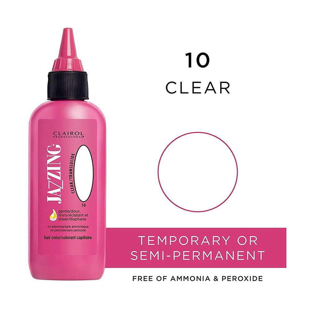 Clairol Professional Jazzing Temporary Hair Color, 10 Clear, 3 oz
