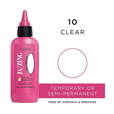 Clairol Professional Jazzing Temporary Hair Color, 10 Clear, 3 oz
