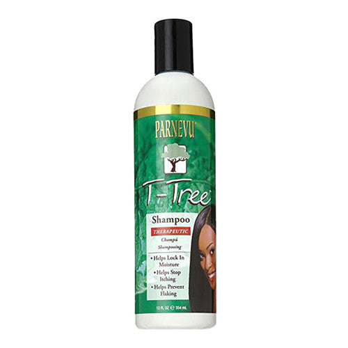 Parnevu T-Tree Therapeutic Hair Shampoo, Helps Stop Itching, 12 Oz