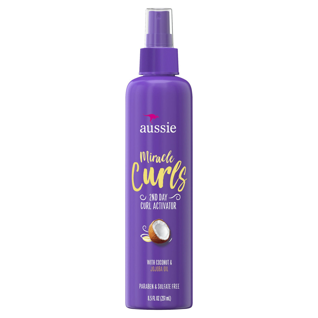 Aussie Miracle Curls 2nd Day Curl Activator Spray Gel, 8.5 Oz