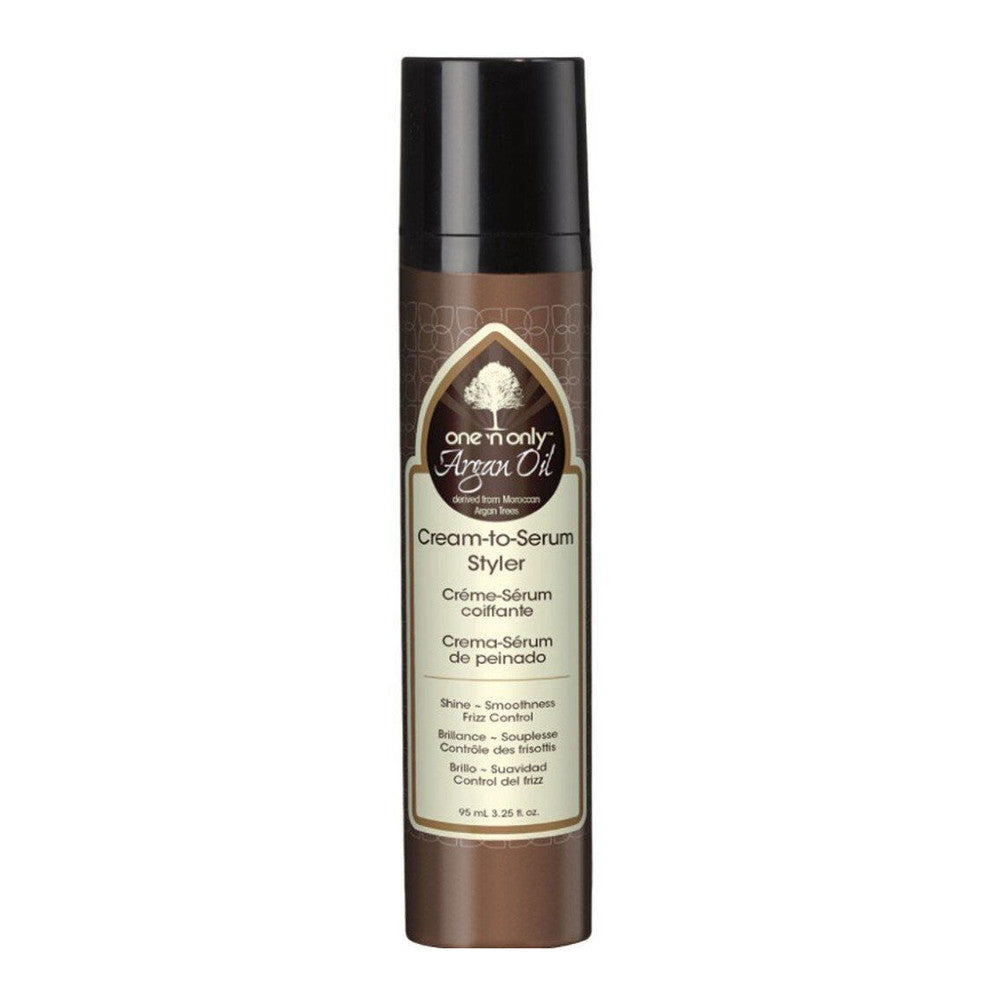 One N Only Argan Oil Cream To Serum Styler Derived from Moroccan Argan Trees, 3.25 Oz
