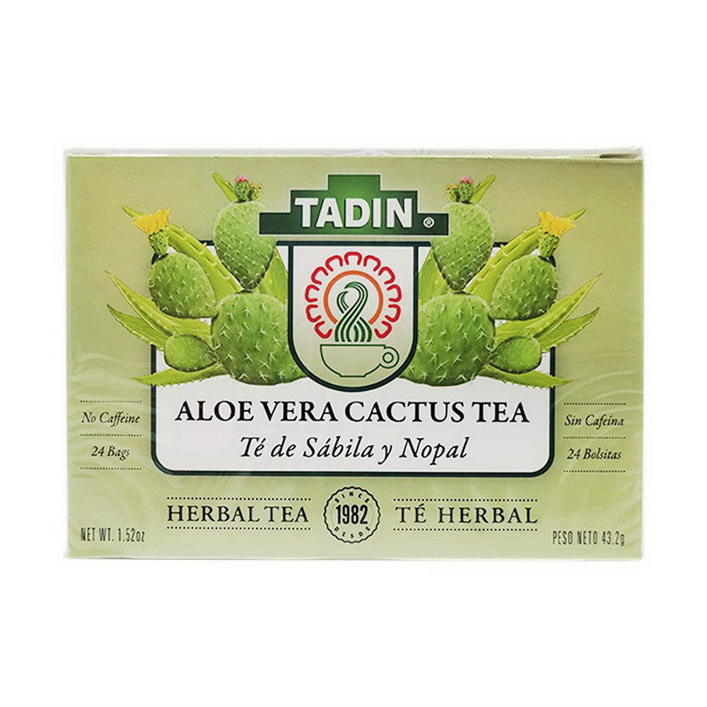 Tadin Aloe Vera With Cactus Herbal Tea, 24 Ea