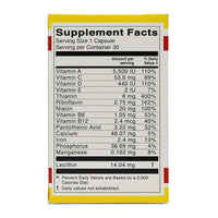 Vital Fuerte Vitamins And Minerals Capsules, Antioxidant, 30 Ea
