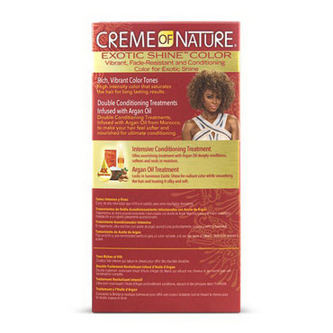 Creme Of Nature Exotic Shine Hair Color, #9.2 Light Caramel Brown, 1 Ea