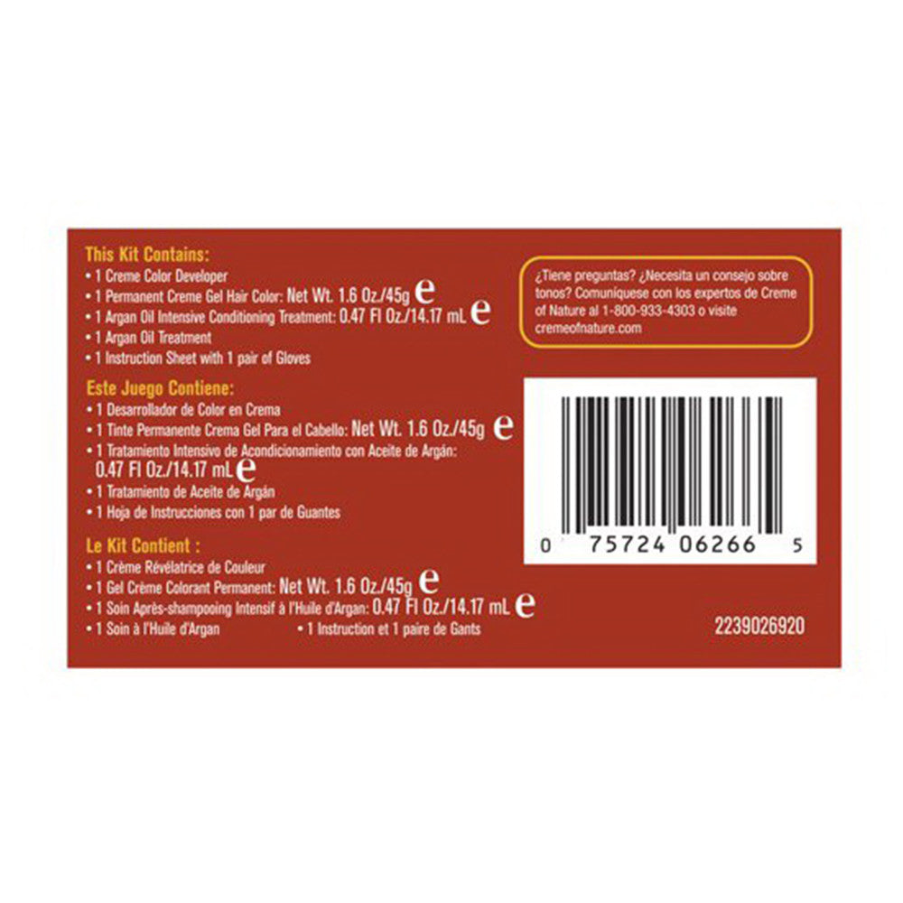 Creme Of Nature Exotic Shine Hair Color, #9.2 Light Caramel Brown, 1 Ea