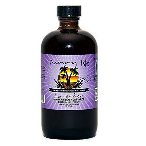 Sunny Isle Jamaican Black Castor Oil Lavender, 8 oz