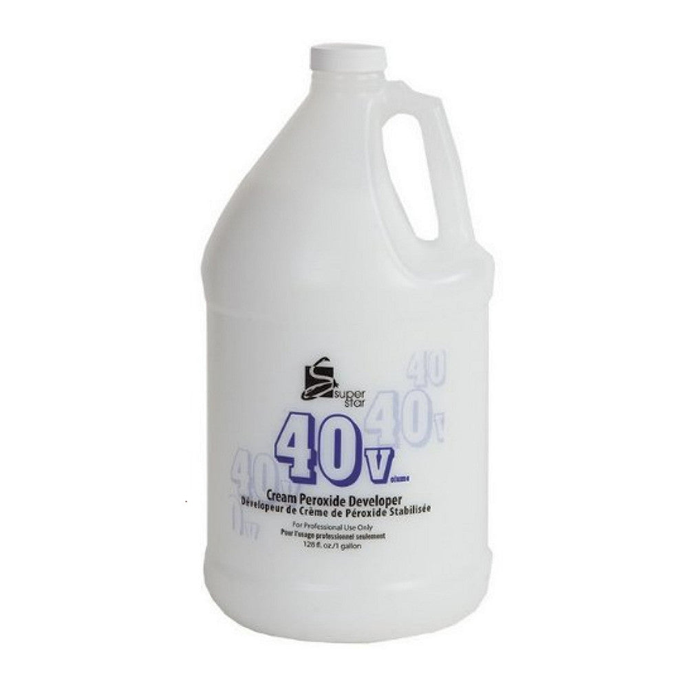 Super Star Stabilized 10v Hair Cream Peroxide Developer, 128 Oz