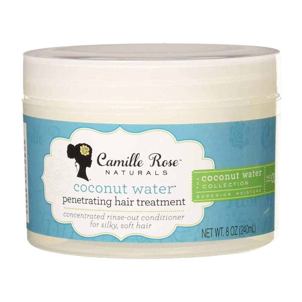 Camille Rose Naturals Coconut Water Penetrating Hair Treatment, 8 Oz