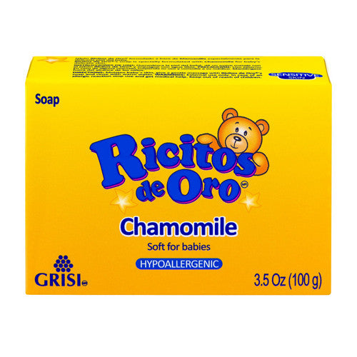 Grisi Ricitos De Oro Chamomile Soft for Babies Hypoallergenic Baby Soap, 3.5 Oz