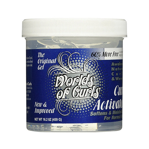 Worlds Of Curls Curl Activator Regular Gel, 16.2 Oz