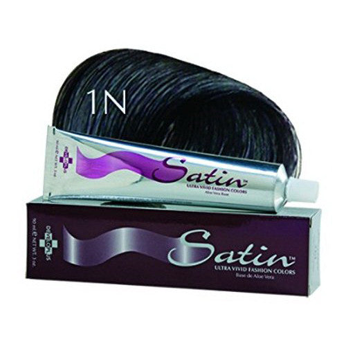 Developlus Satin Hair Color, #1N Black, 3 Oz
