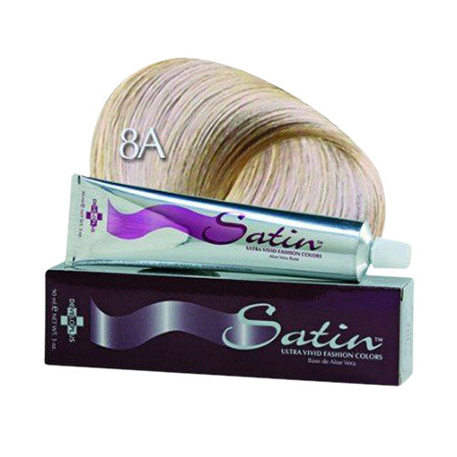 Developlus Satin Hair Color, #8A Light Ash Blonde, 3 Oz