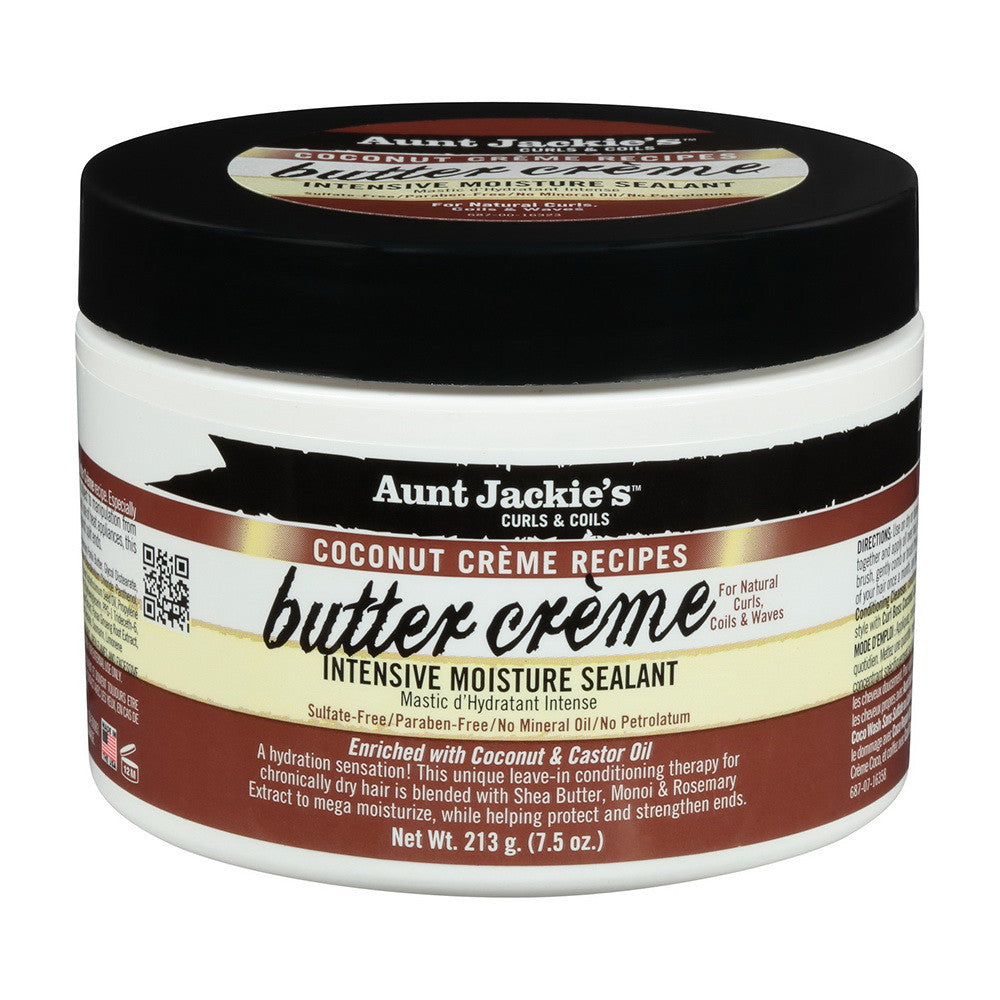 Aunt Jackie's Coconut Butter Creme Intensive Moisture Sealant, 7.5 Oz